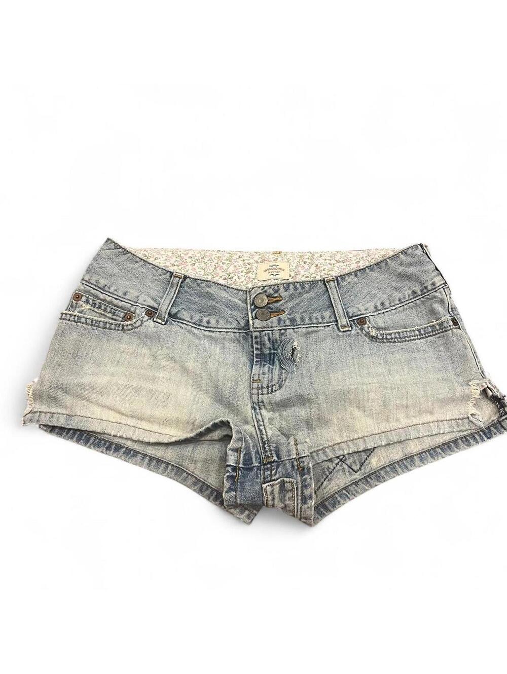 y2k Abercrombie and fitch mini denim shorts